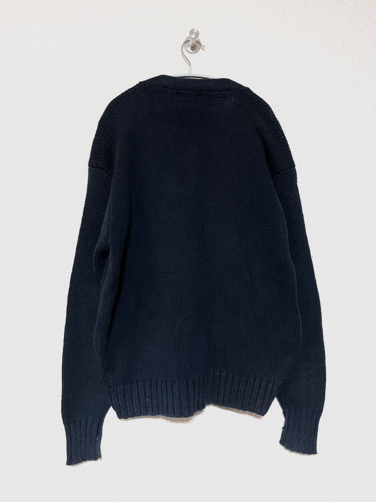 Polo RALPH LAUREN】90s コットンニットカーディガン L ポロラルフ