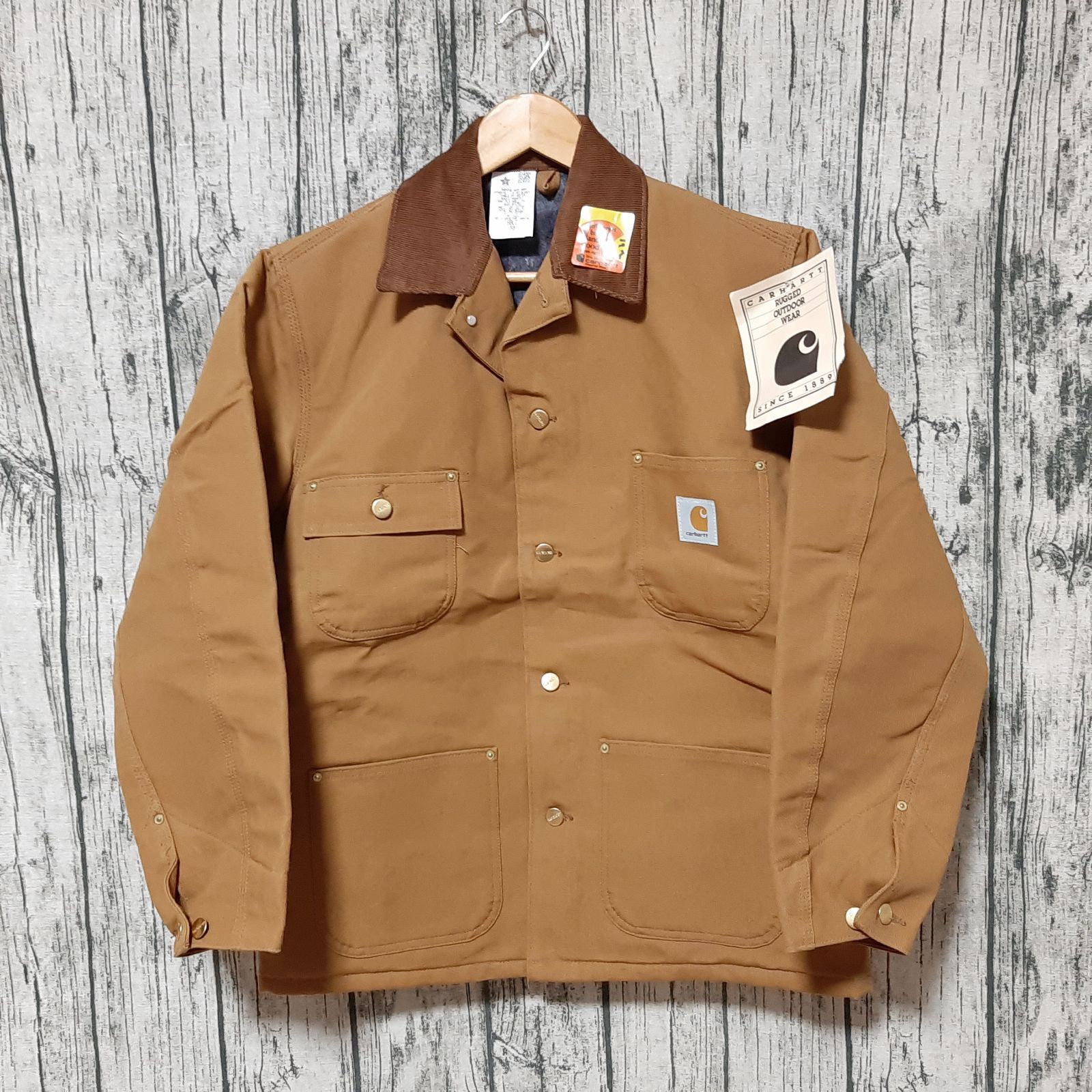 size 38】デッドストック USA製 Carhartt チョアコート Chore Coat