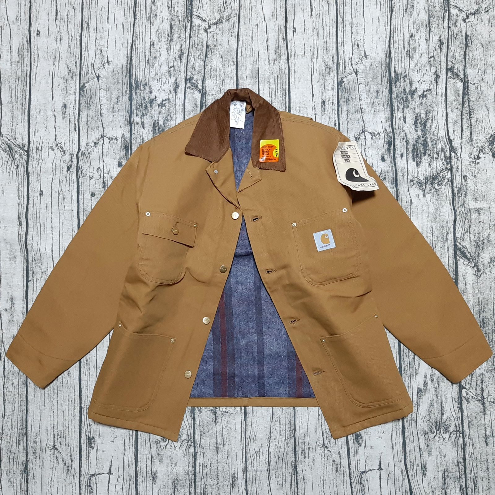 カーハート　USA チョアコート　94年製　美品 size 38】デッドストック USA製 Carhartt チョアコート Chore Coat