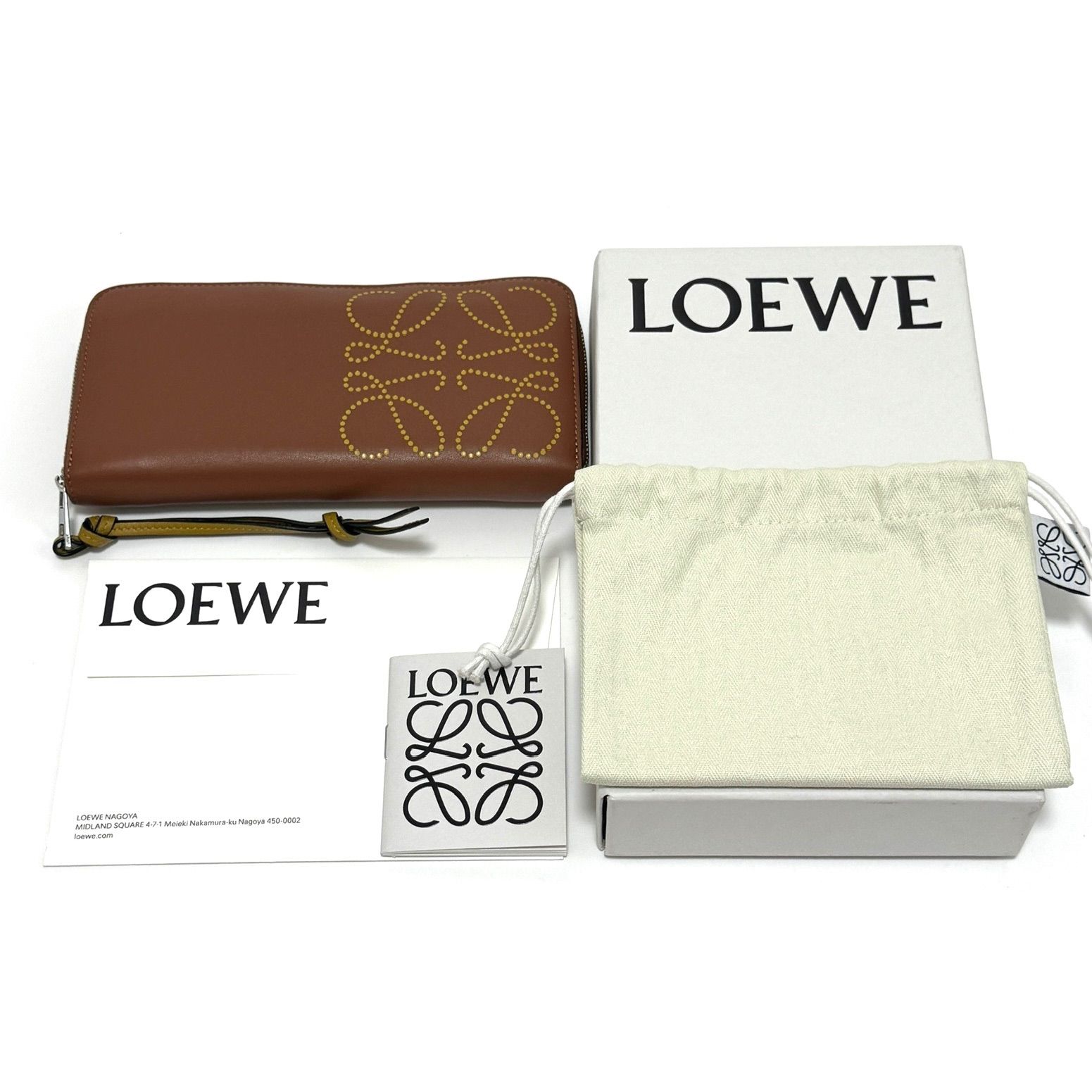 ロエベ ジップ アラウンド ウォレット 長財布 ロングウォレット long