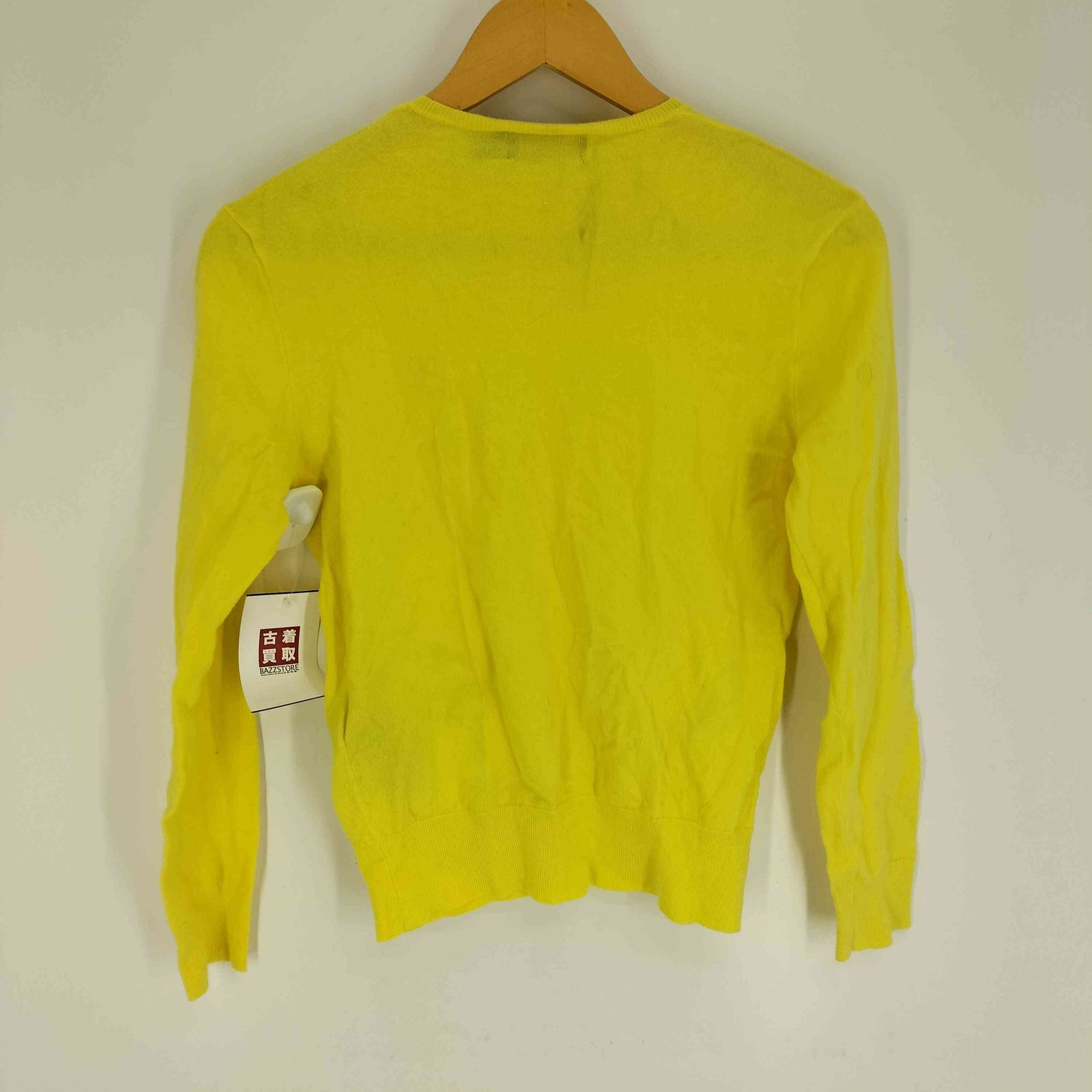 美品　ポロラルフローレン　カーディガン　ポニー刺繍　ホースロゴ　クルーネック　赤 美品 ポロラルフローレン カーディガン ポニー刺繍 ホースロゴ クルー