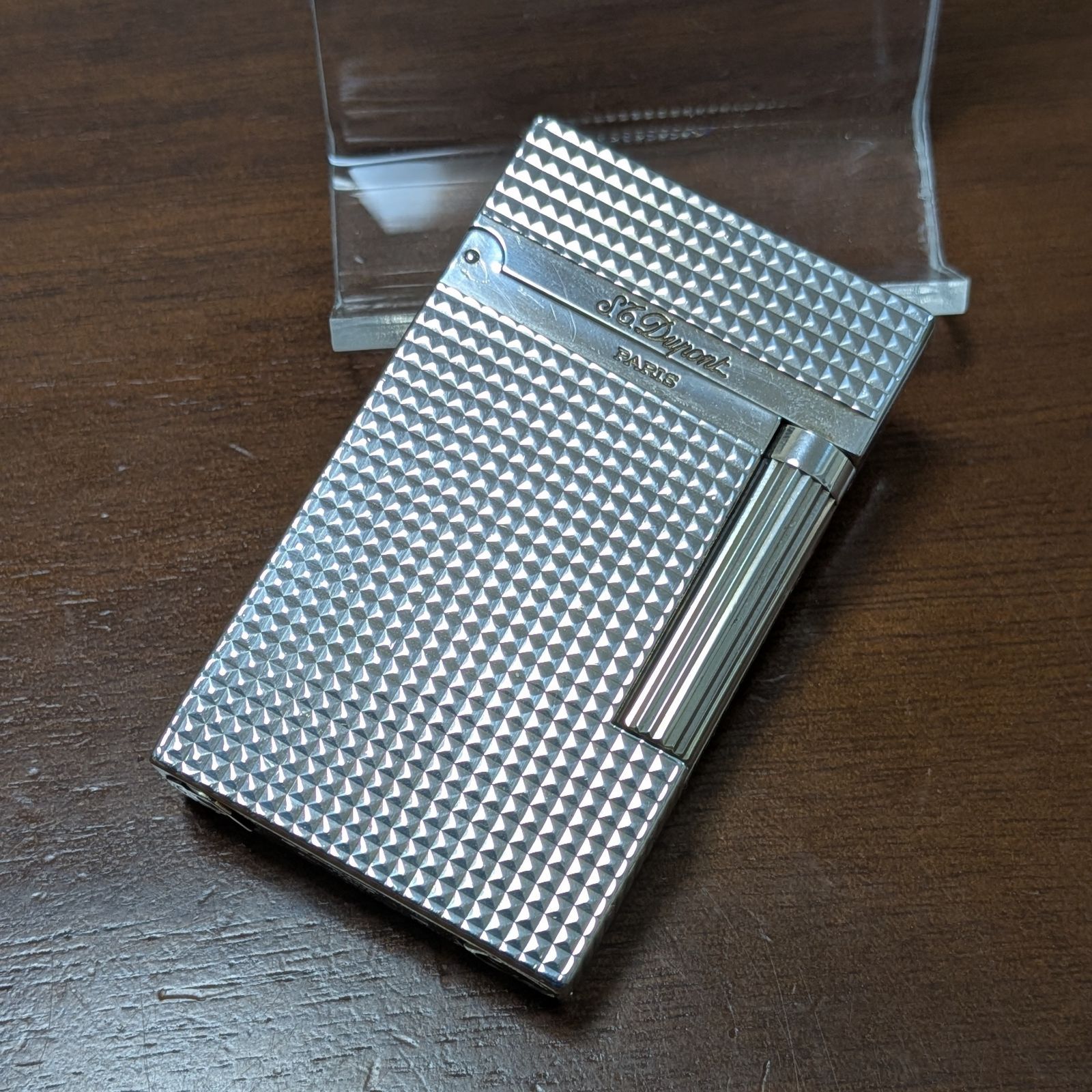 S T Dupont デュポン ライター LINE 2 ライン2 シルバー