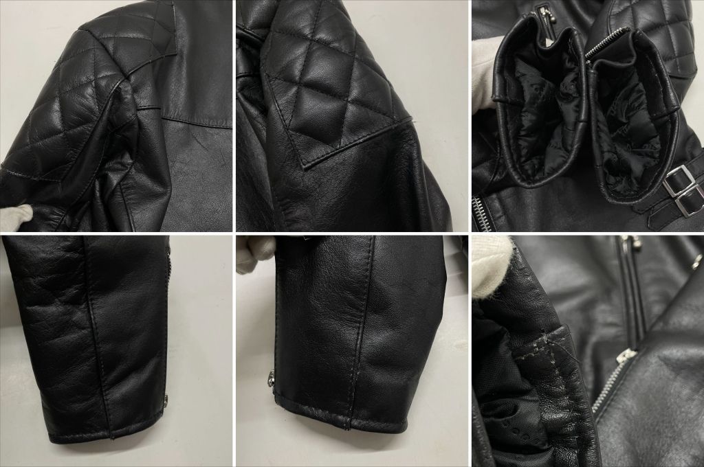 01w-5953 HORN WORKS ホーンワークス レザー ダブルライダース