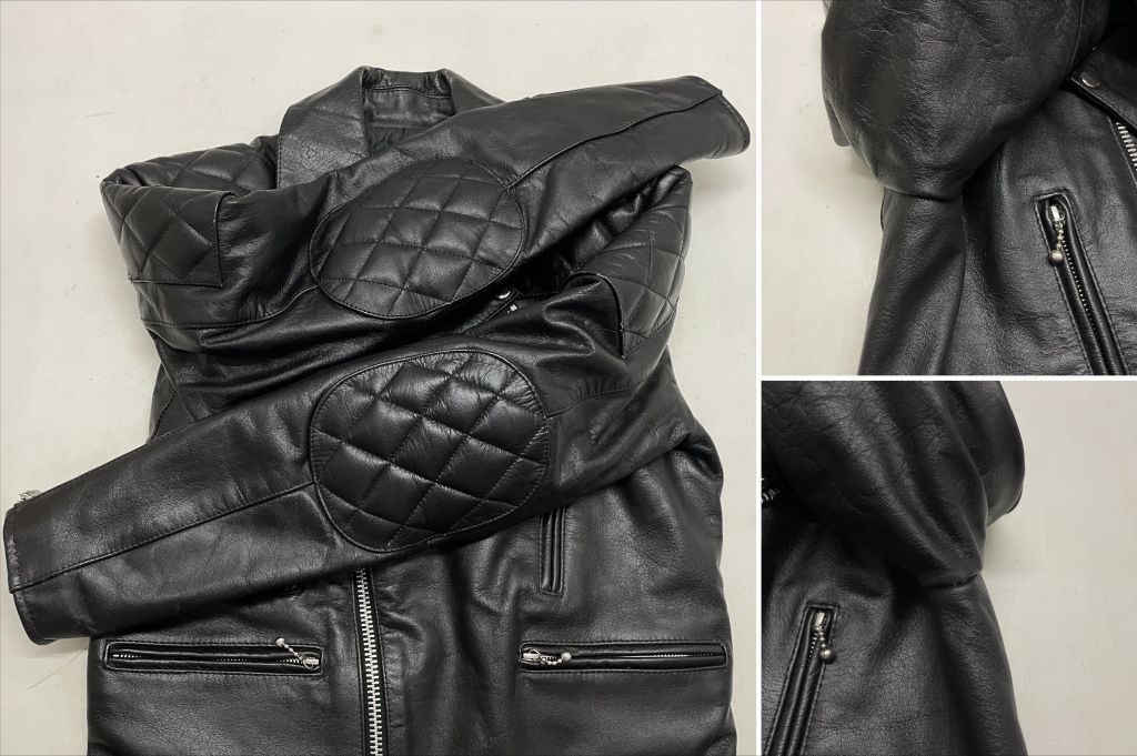 01w-5953 HORN WORKS ホーンワークス レザー ダブルライダース