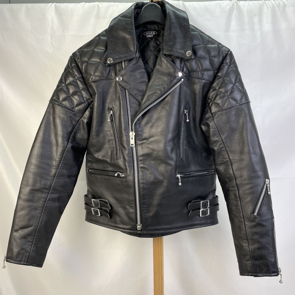 HORN WORKS　ホーンワークス ダブル ライダース バッファローレザー Horn Works 本革 ダブルライダースジャケット メンズ ホーンワークス