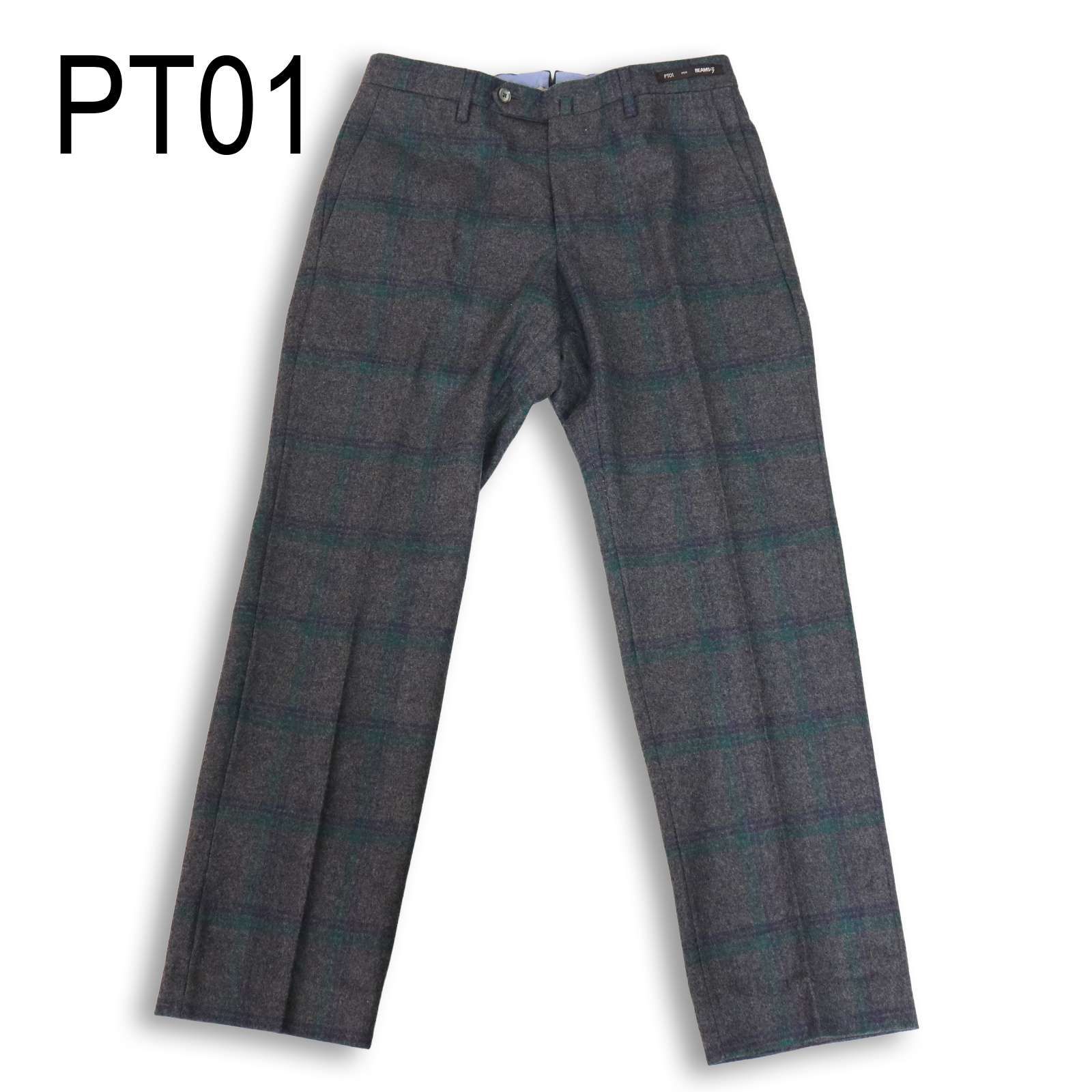 PT01 ピーティーゼロウーノ 秋冬 EVO FIT☆ ラム ウール チェック