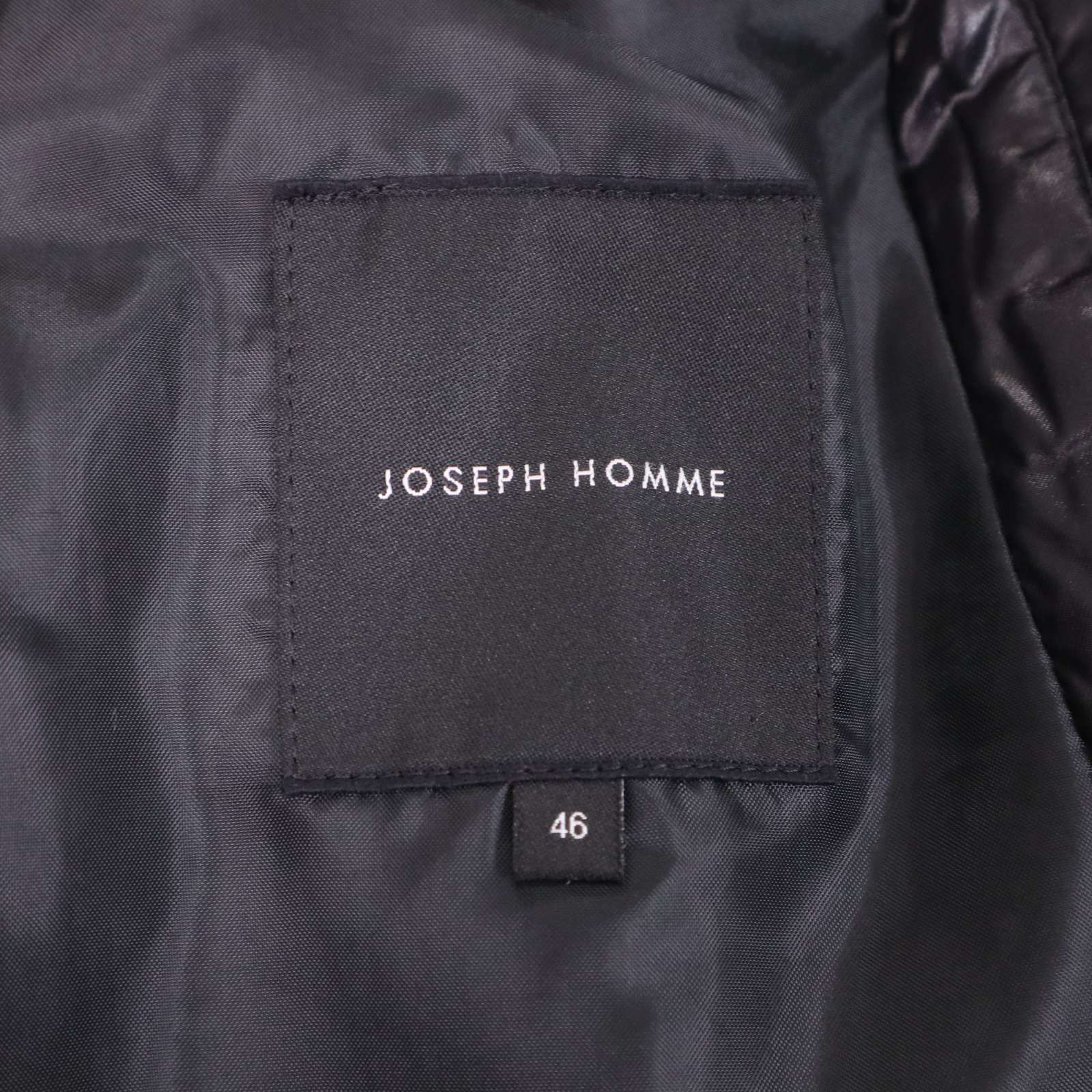 JOSEPH HOMME ジョセフ オム 秋冬 リアル ファー☆ 光沢 キルティング