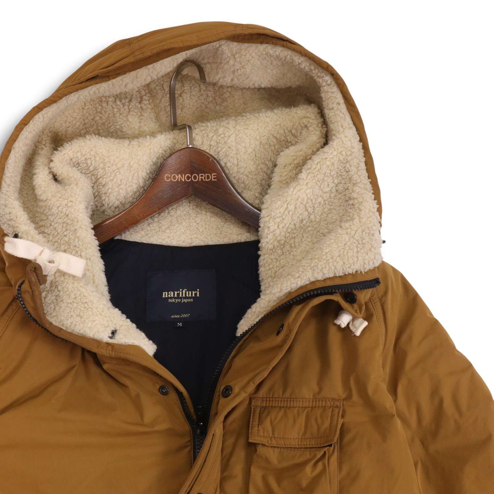 narifuri ナリフリ サイクル NF683 【ECWCS coat】 秋冬 フード裏ボア 