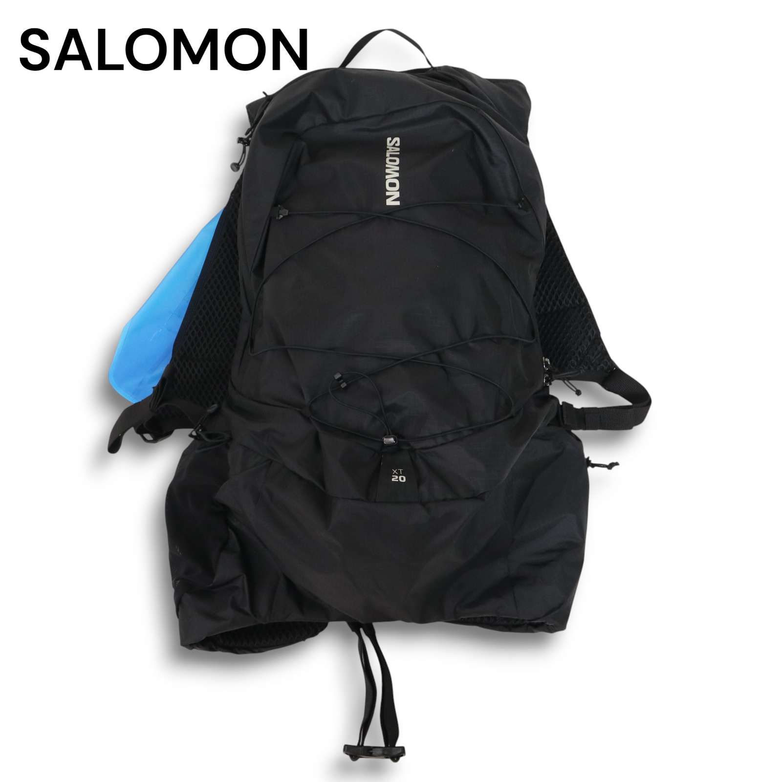 SALOMON サロモン XT 20 バックパック リュック ハイキング バッグ ソフトフラスク付き Sz F ユニセックス アウトドア 黒