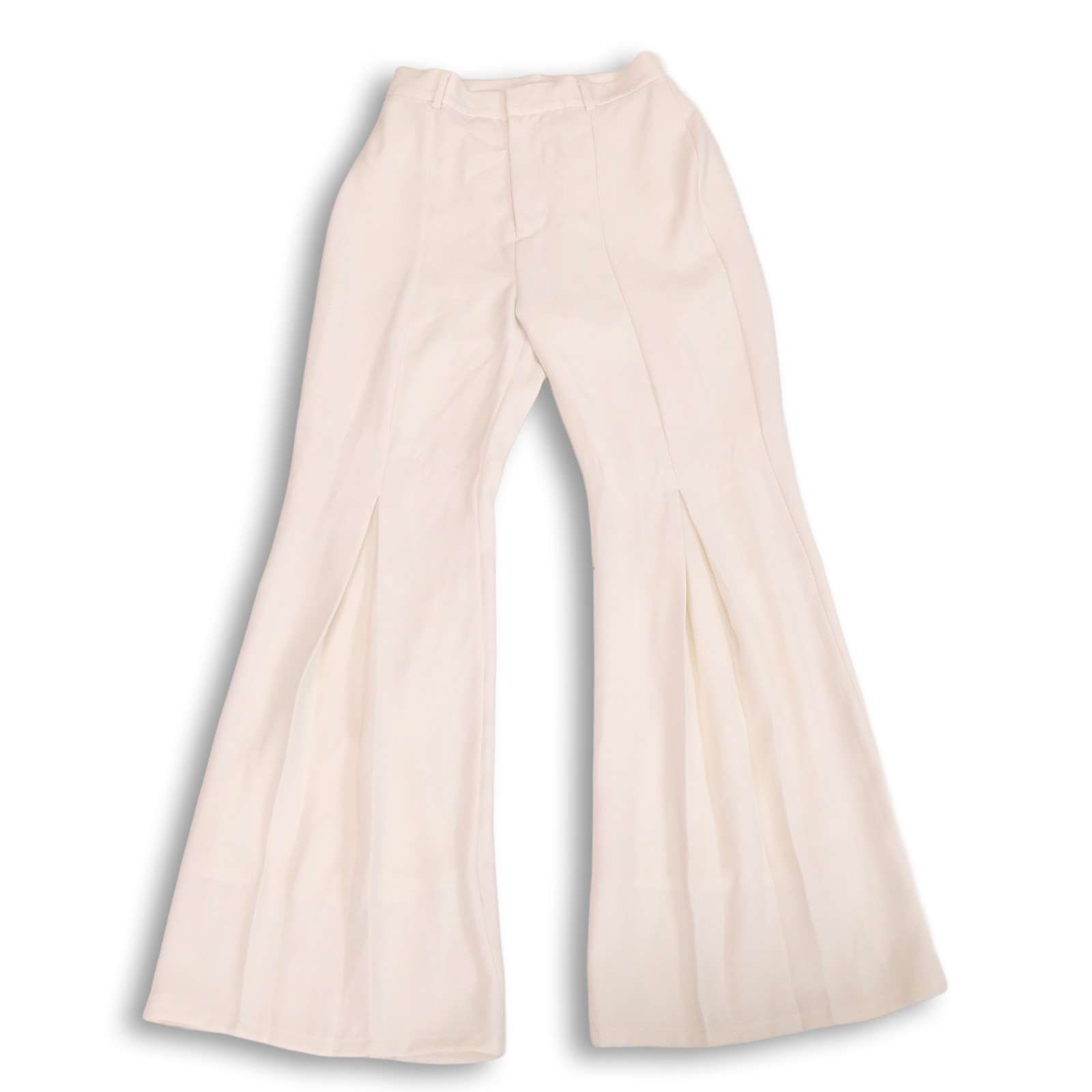 23 AW anuans アニュアンス 通年 ダブルクロス ボックス フ タック パンツ Sz M レディース