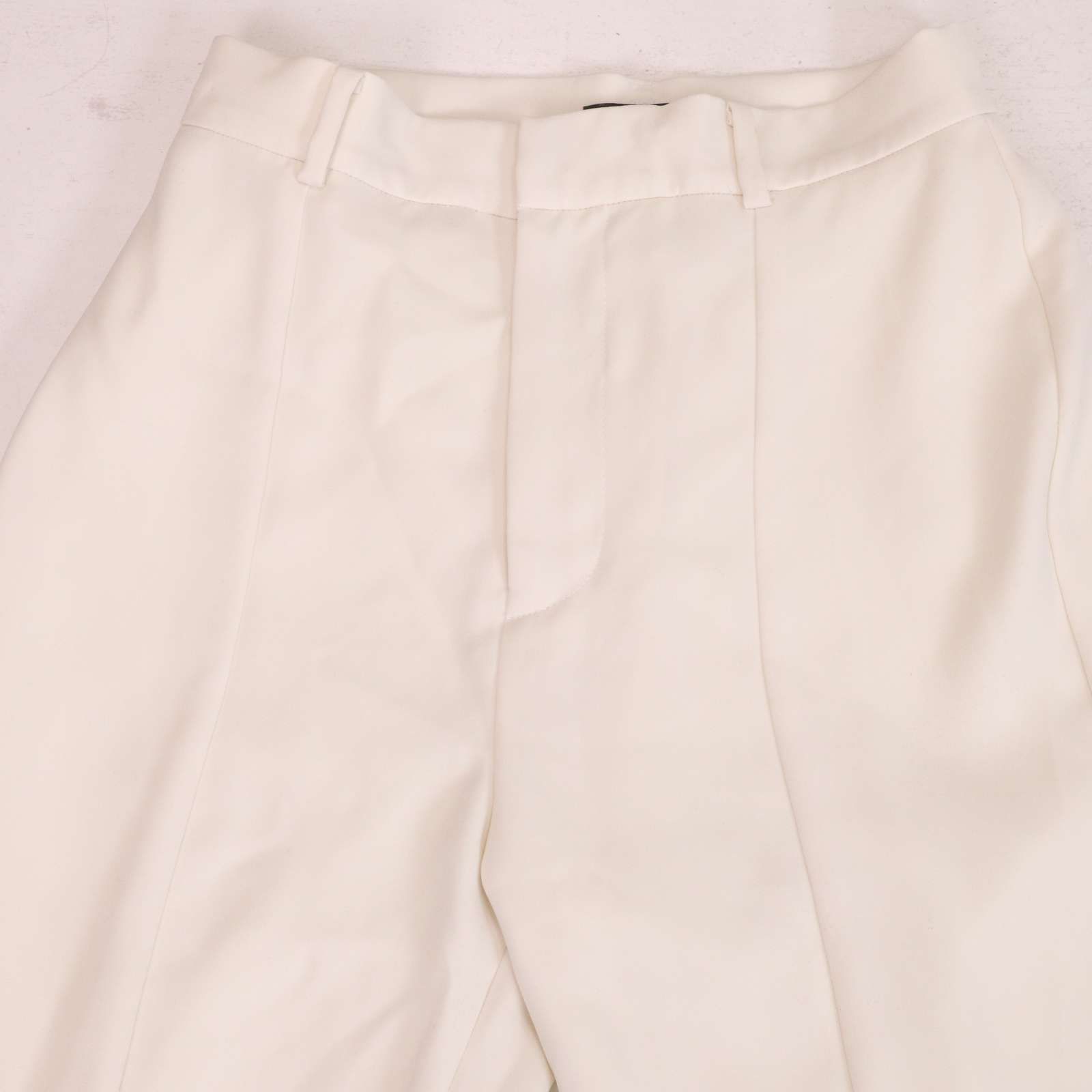 23 AW anuans アニュアンス 通年 ダブルクロス ボックス フ タック パンツ Sz.M レディース