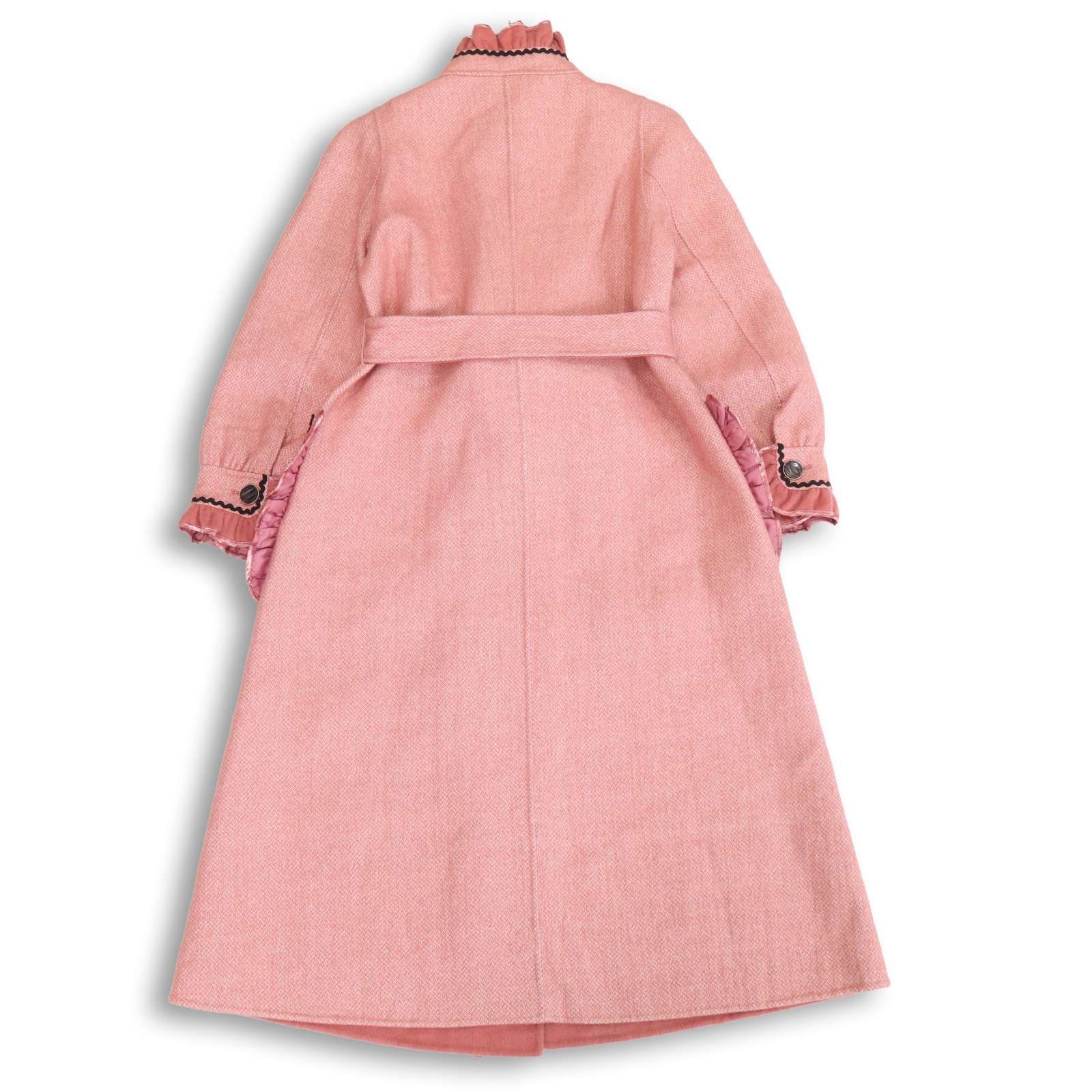 新品 未使用】 REDUCIR & SIMPLE カシミヤ混 ウール フリル♪ スタンド 