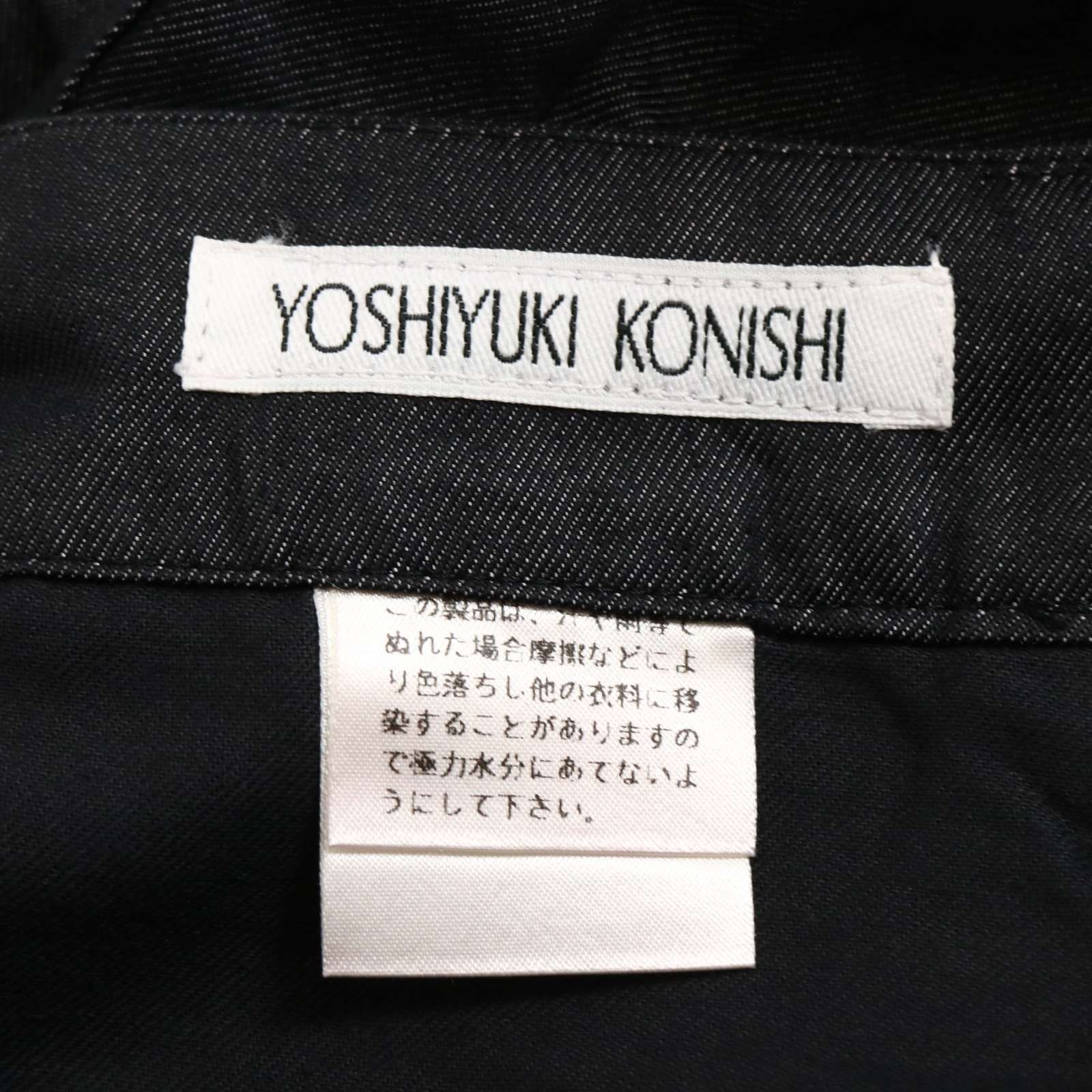 YOSHIYUKI KONISHI ヨシユキコニシ 通年☆ 裏地柄 デニム パンツ 