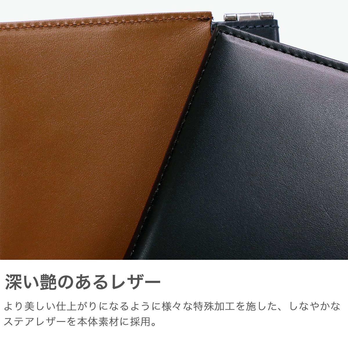 マスターピース マネークリップ 財布 メンズ レディース コンパクト 二つ折り master-piece 二つ折り財布 二つ折 ブランド 小さめ 本革 革 小銭入れ カード 薄い 軽量 Notch 223058 マネークリップ 小物 メンズ