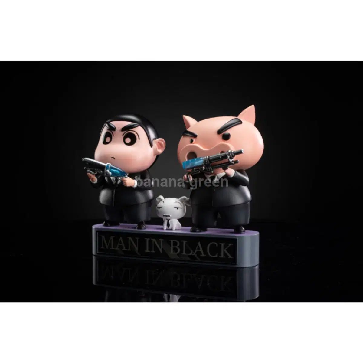 クレヨンしんちゃん レジン マン イン ブラック フィギュア