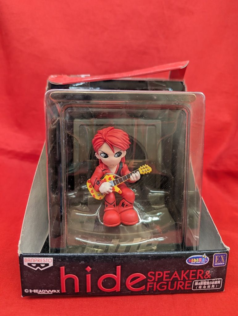 バンプレスト hideスピーカーフィギュア ギター黄/hideスピーカー