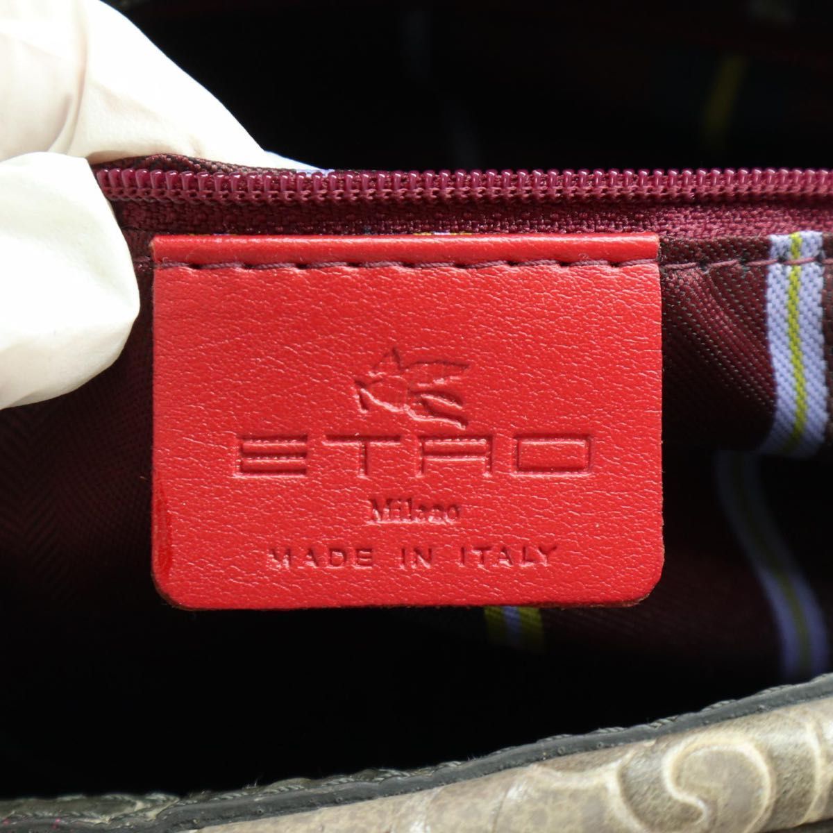 激レア】ETRO エトロ ハンドバッグ ミニボストンバッグ マルゴット