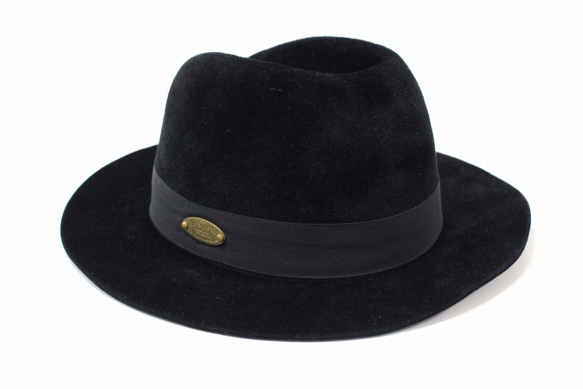 The Dog-Co. エイチダブリュードッグアンドコー ウールハット 40 ブラック 12-M 112 1 080