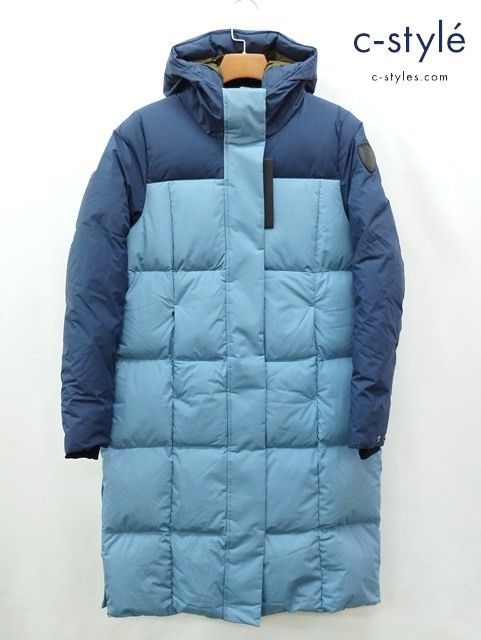 P 094 秋冬 nobis ノビス ダウンコート S ブルー系 MILLIE レディース