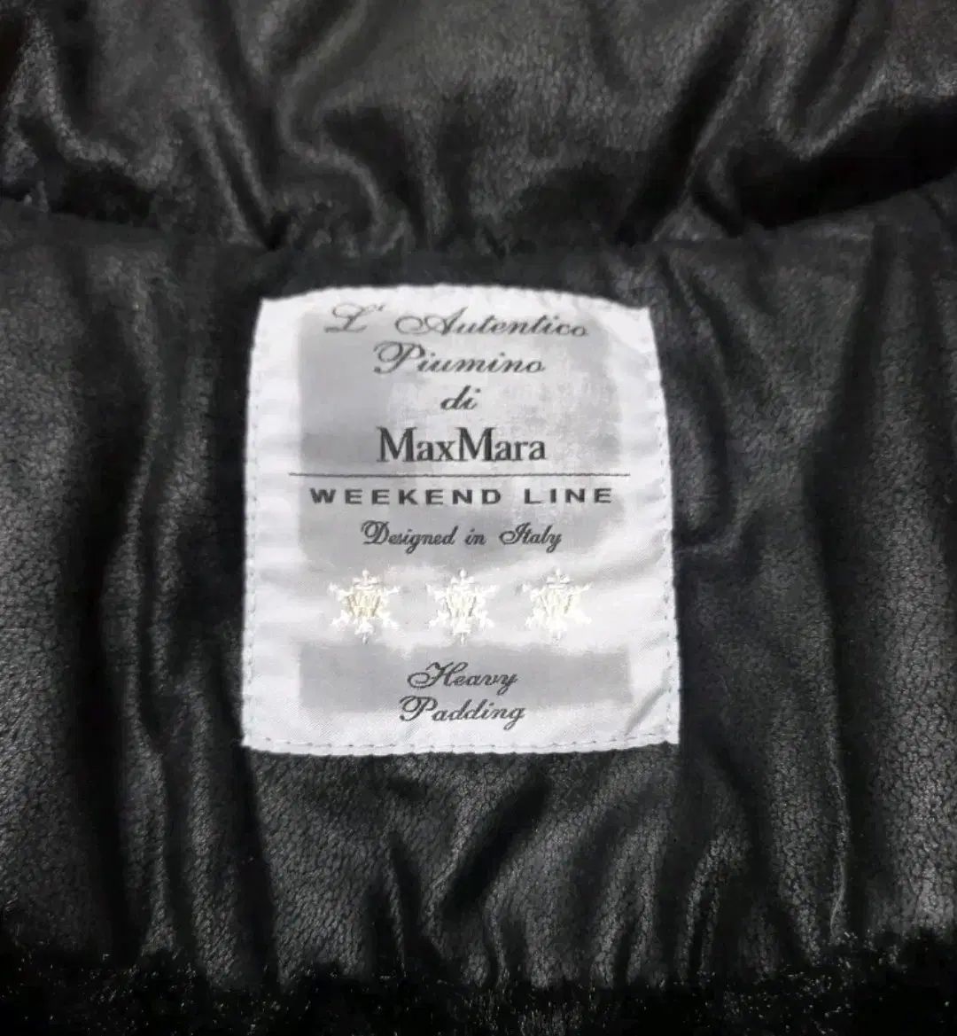 MAX MARA マックスマーラ フード ファー ダウン ブラック
