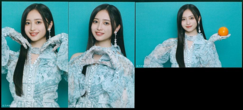 乃木坂46 WebShop限定 井上和 2025年6月ミニ生写真 ネーブルオレンジ