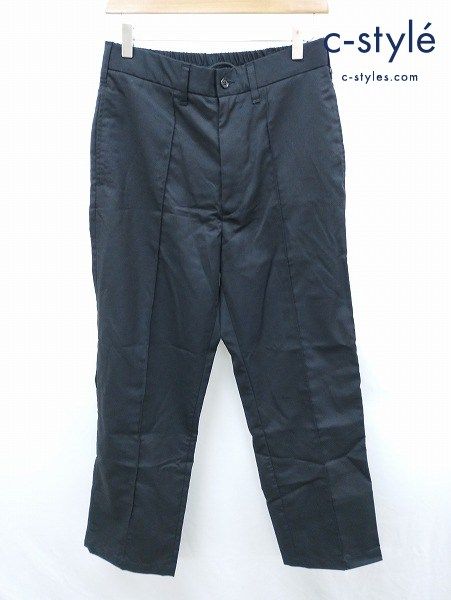 L 726 COOTIE PRODUCTIONS クーティープロダクションズ Combat Wool Twill Pin Tuck Easy Trousers パンツ S ブラック