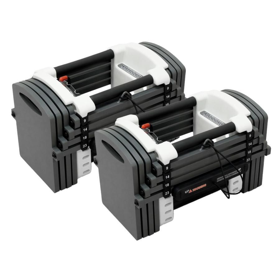 正規品 箱あり パワーブロック ダンベルセット (片方約23kg) ③分の② パワーブロック ダンベル 可変式ダンベル 2個セット 12段階調節 2849