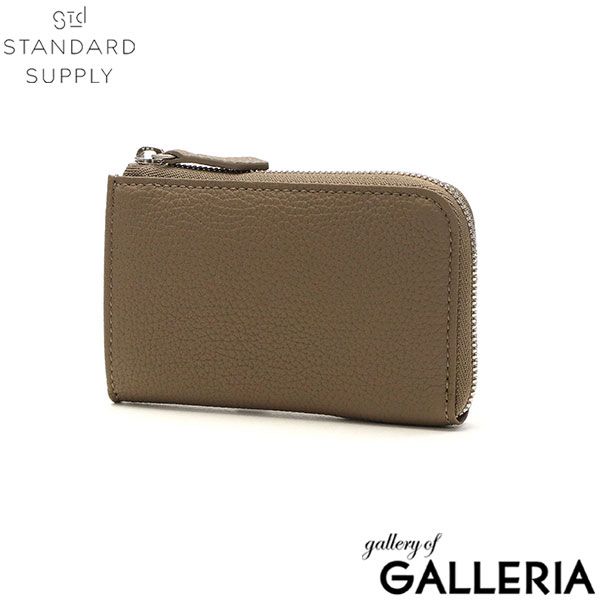 サプライ 財布 レディース メンズ STANDARD SUPPLY 牛本革 本革 ブランド コンパクト 鍵 L ZIP MINI KEY PURSE TAUPE
