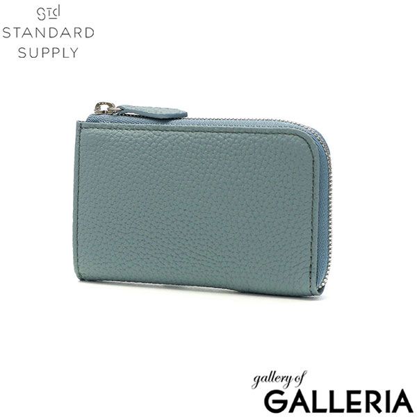 サプライ 財布 レディース メンズ STANDARD SUPPLY 牛本革 本革 ブランド コンパクト 鍵 L ZIP MINI KEY PURSE SAXEBLUE