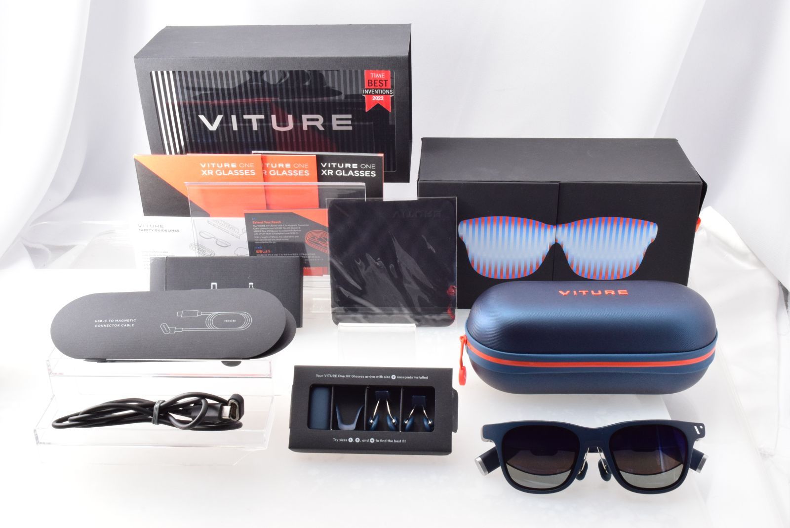 r 676 ほぼ新 VITURE ONE ARグラス スマートグラス マットインディゴ