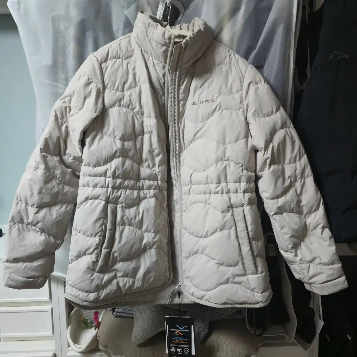 アイダー レディース スリム ブレンド ダウン ジャケット