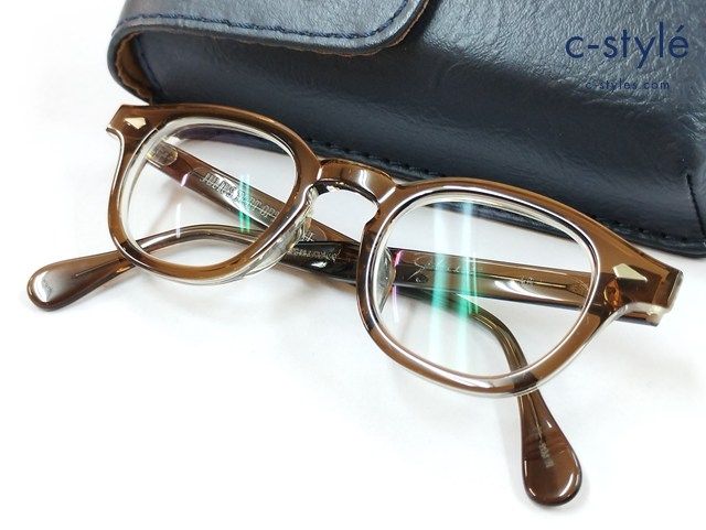 I 985 JULIUS TART OPTICAL ジュリアスタートオプティカル メガネ 44 24 ブラウン AR 度入り