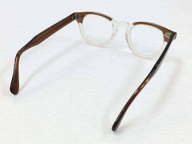 I 986 JULIUS TART OPTICAL ジュリアスタートオプティカル メガネ 44 22 ブラウン×クリア 度入り