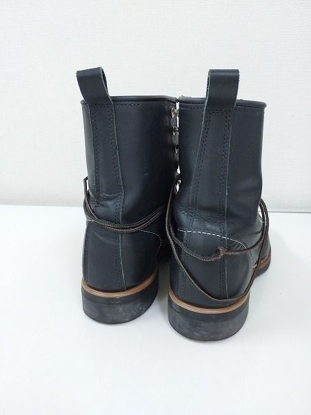 I 998 RED WING レッドウィング ブーツ 25 cm ブラック Silver Smiht Leather Boots 3361