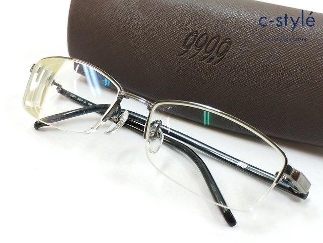 I 992 999.9 フォーナインズ メガネ 55 17 132 ブラック S-851 T 度入り