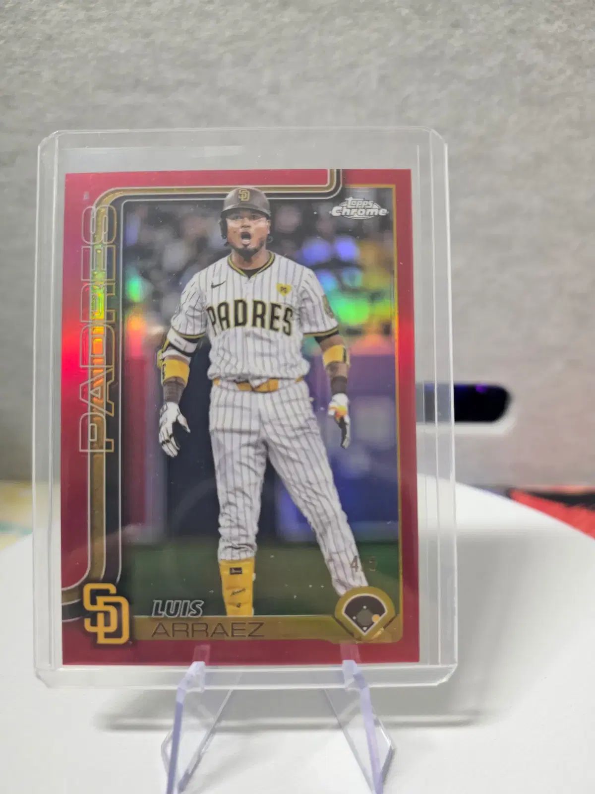 カード - ルイ アラエス サンディエゴ 4 5 TOPPS トップス クロム 背番号