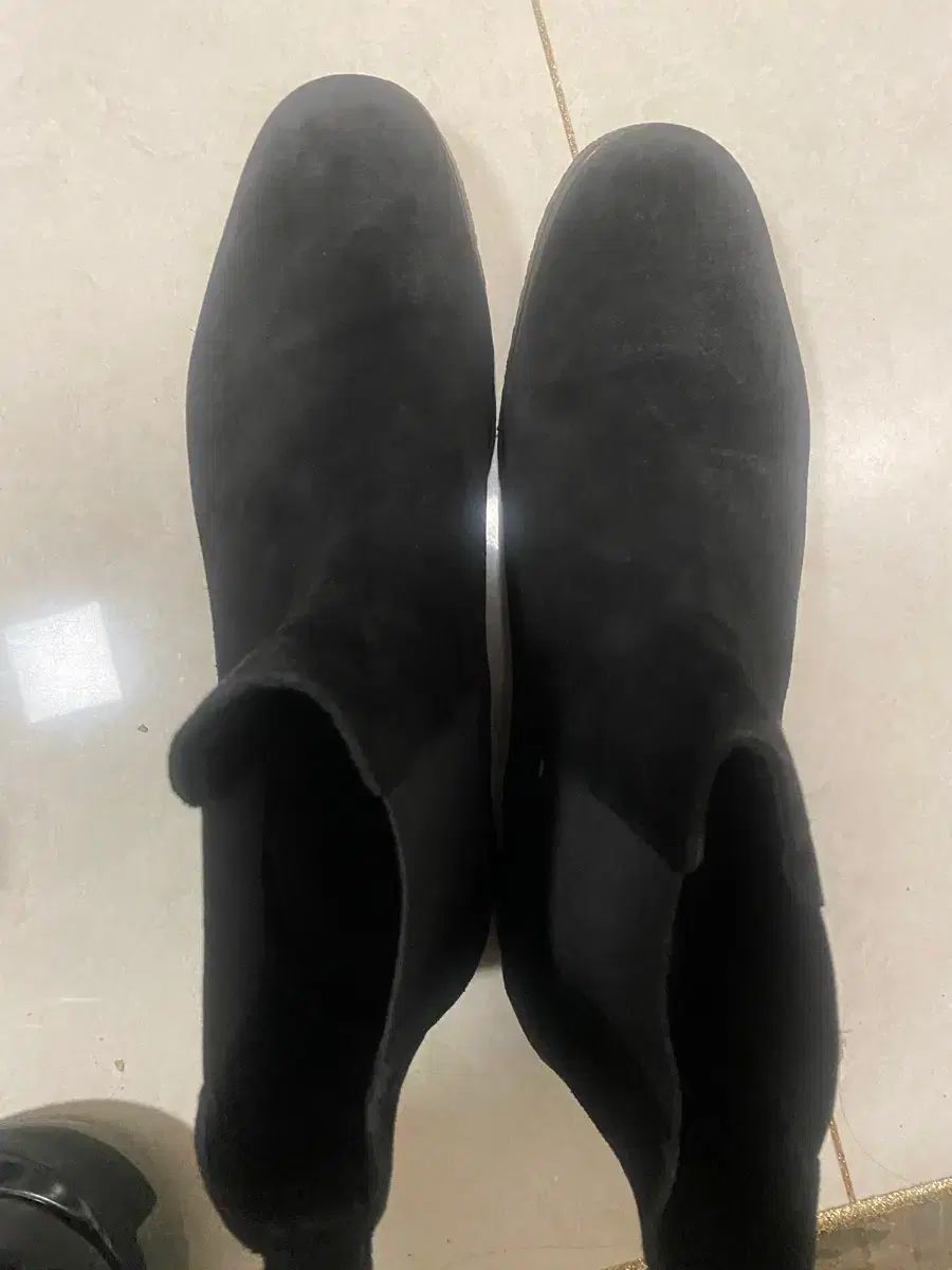 オールセインツ スウェード ブラック ブーツ 44