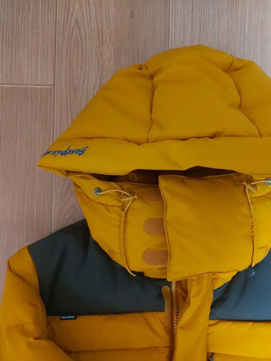 BEAN POLE ビーンポール イェロー ダウンジャケット ロング丈 フード 取り外し