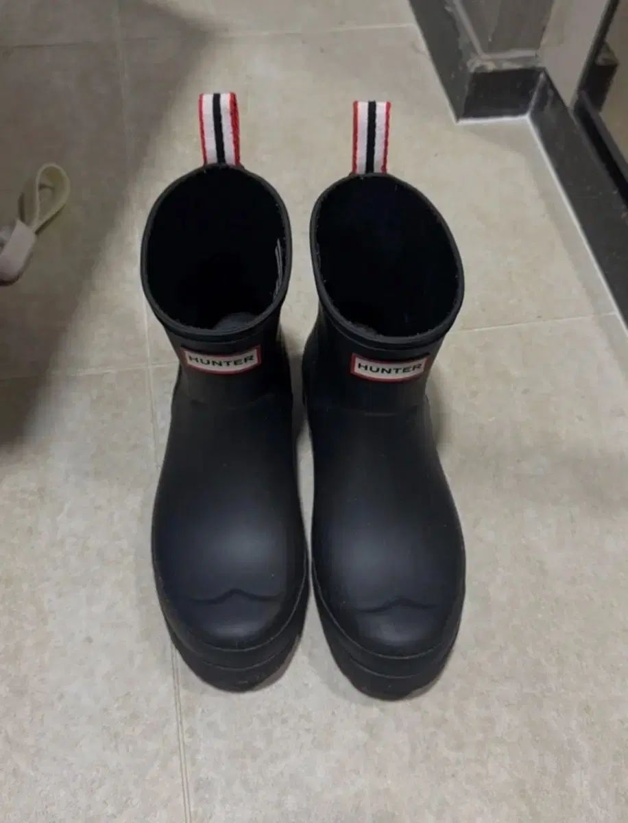 ハンター レインブーツ ショートプレイ US 7
