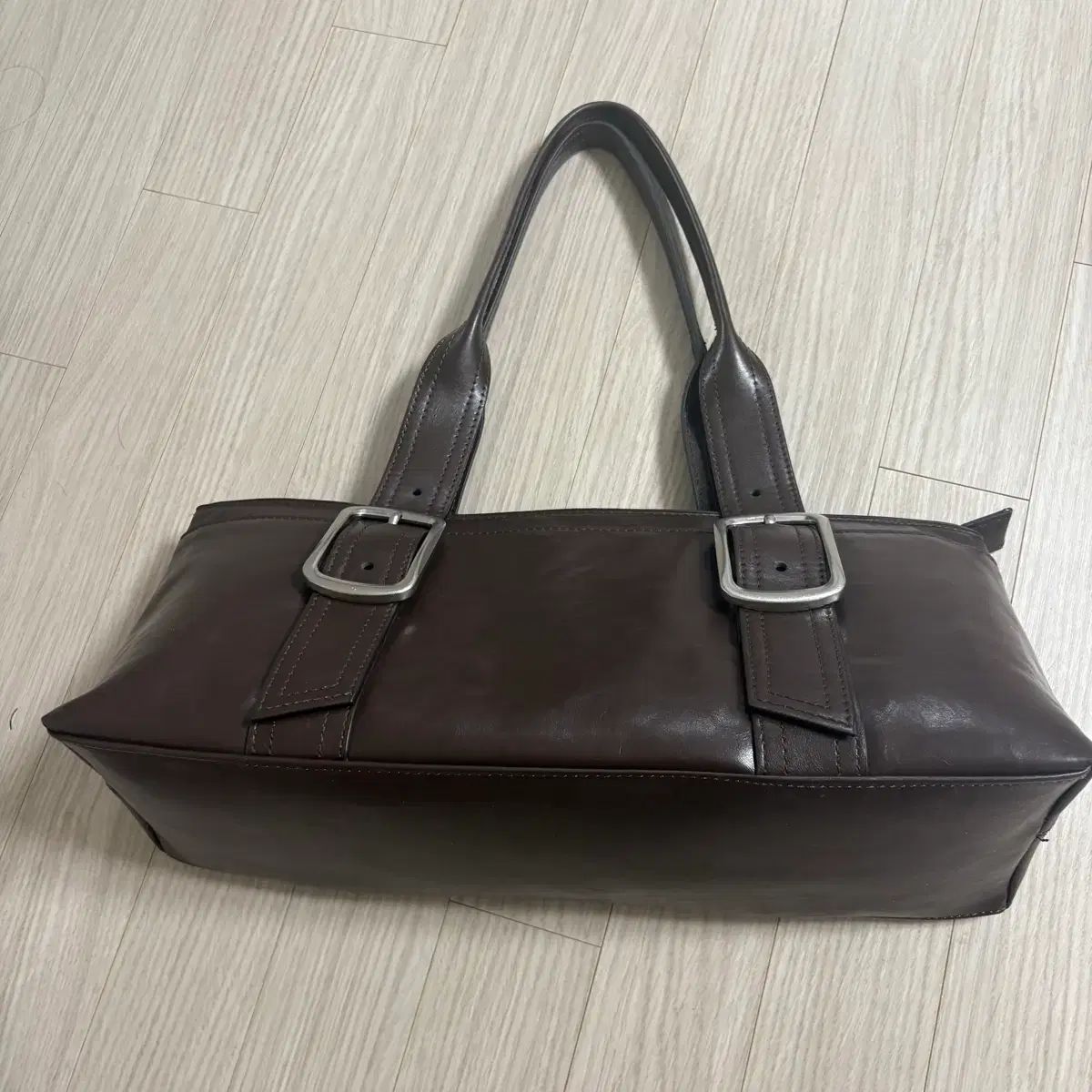 ZARA バックル装飾 ロング シティバッグ