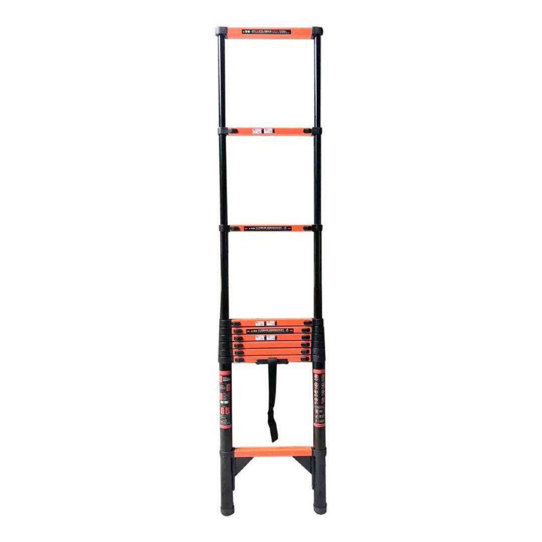 はしご 3.9 m 伸縮 伸縮はしご 耐荷重150 kg スライド式 折り畳み 2854