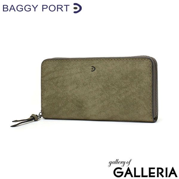  バギーポート 財布 BAGGY PORT 長財布 ラウンドファスナー メンズ BUONA ブオナ レザー 革 ZYS-2400 グレー 長財布
