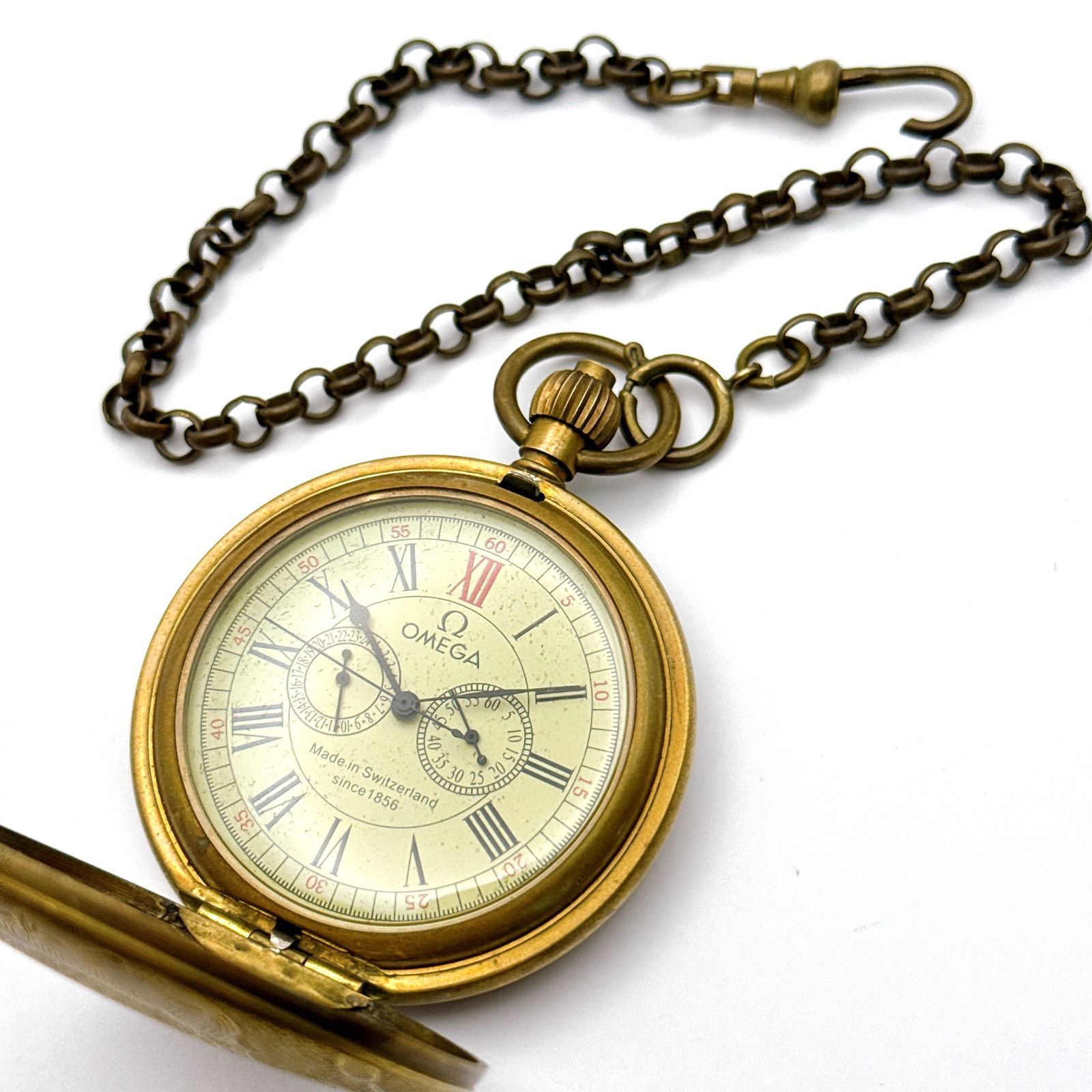 A110【稼働・希少・ヴィンテージ】OMEGA 手巻き機械式 懐中時計