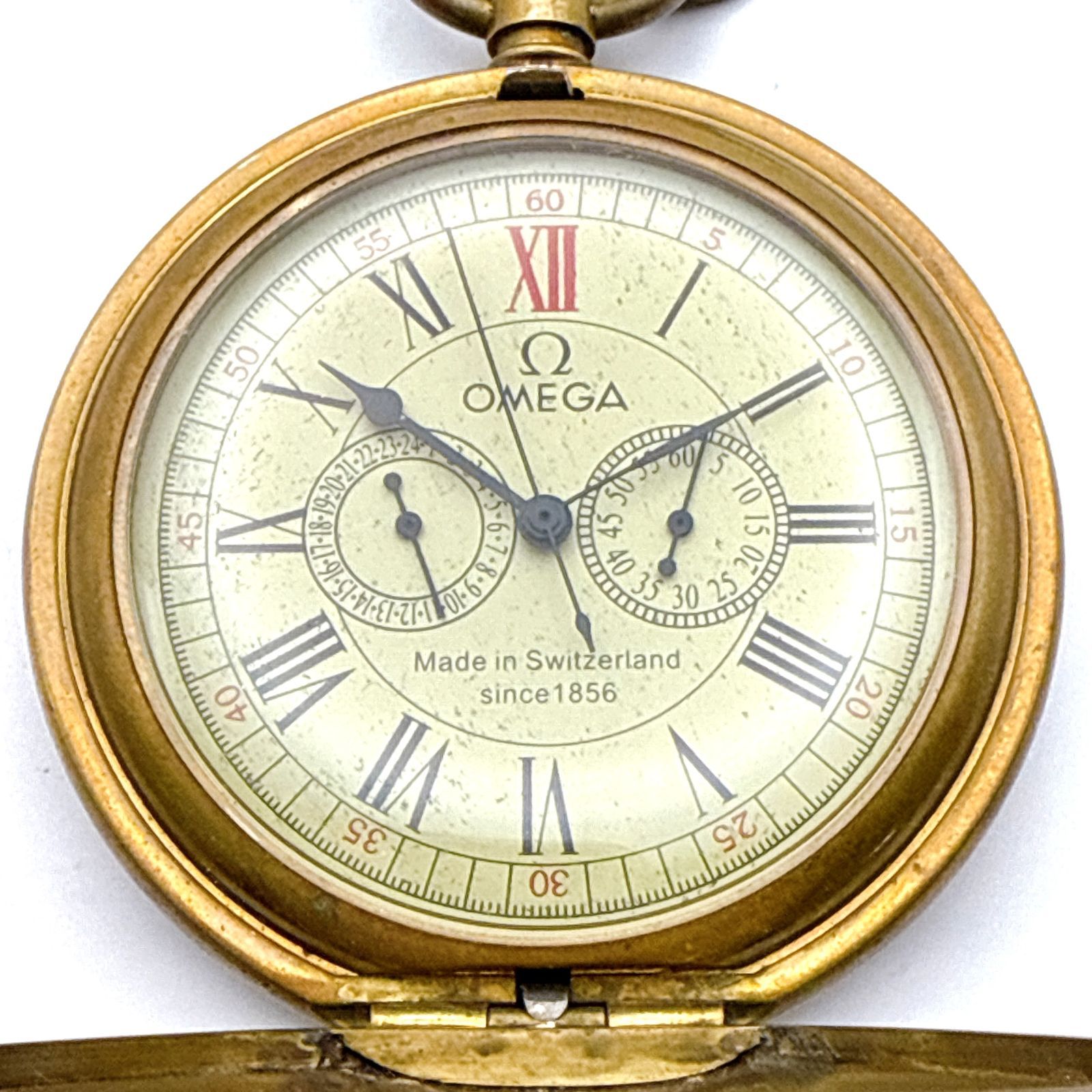 A110【稼働・希少・ヴィンテージ】OMEGA 手巻き機械式 懐中時計