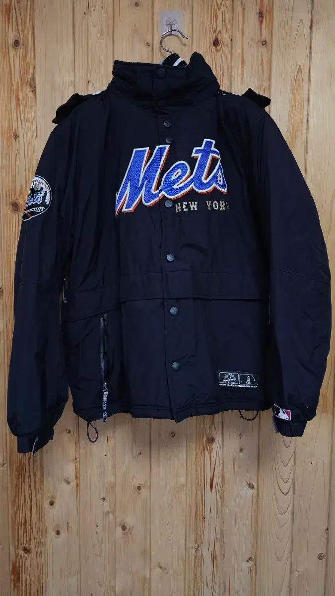ヴィンテージ MLB YORK METS ウィンター モデル スタジアムジャケット フードアウター 販売