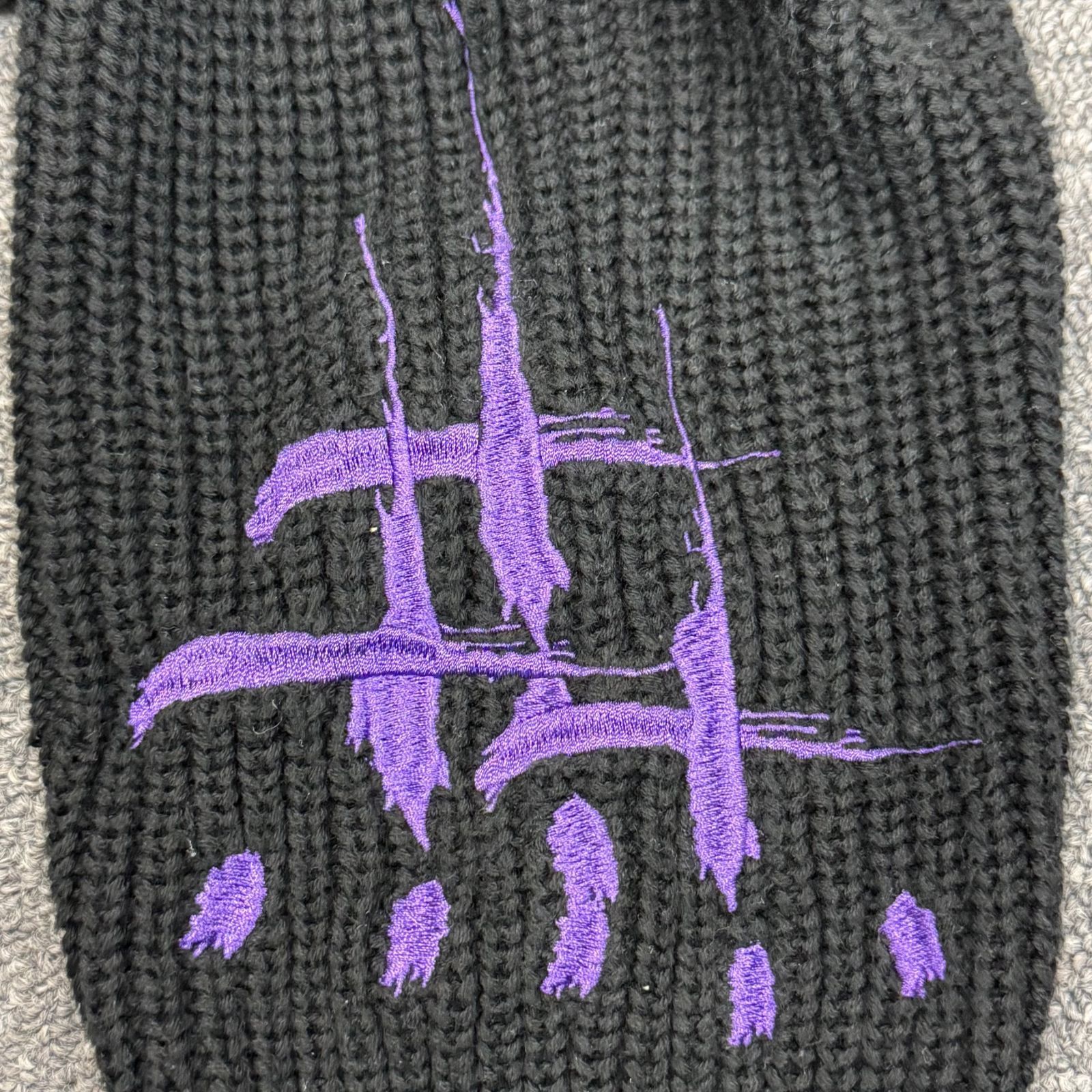 CVTVLIST 23SS クラッシュ加工ダメージニットカーディガン 長袖 ニット