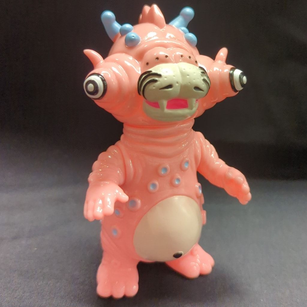 【超激得】 MAXTOY ミニソフビ怪獣倉庫シリーズ 少年怪獣　テツオン　ピンク その他