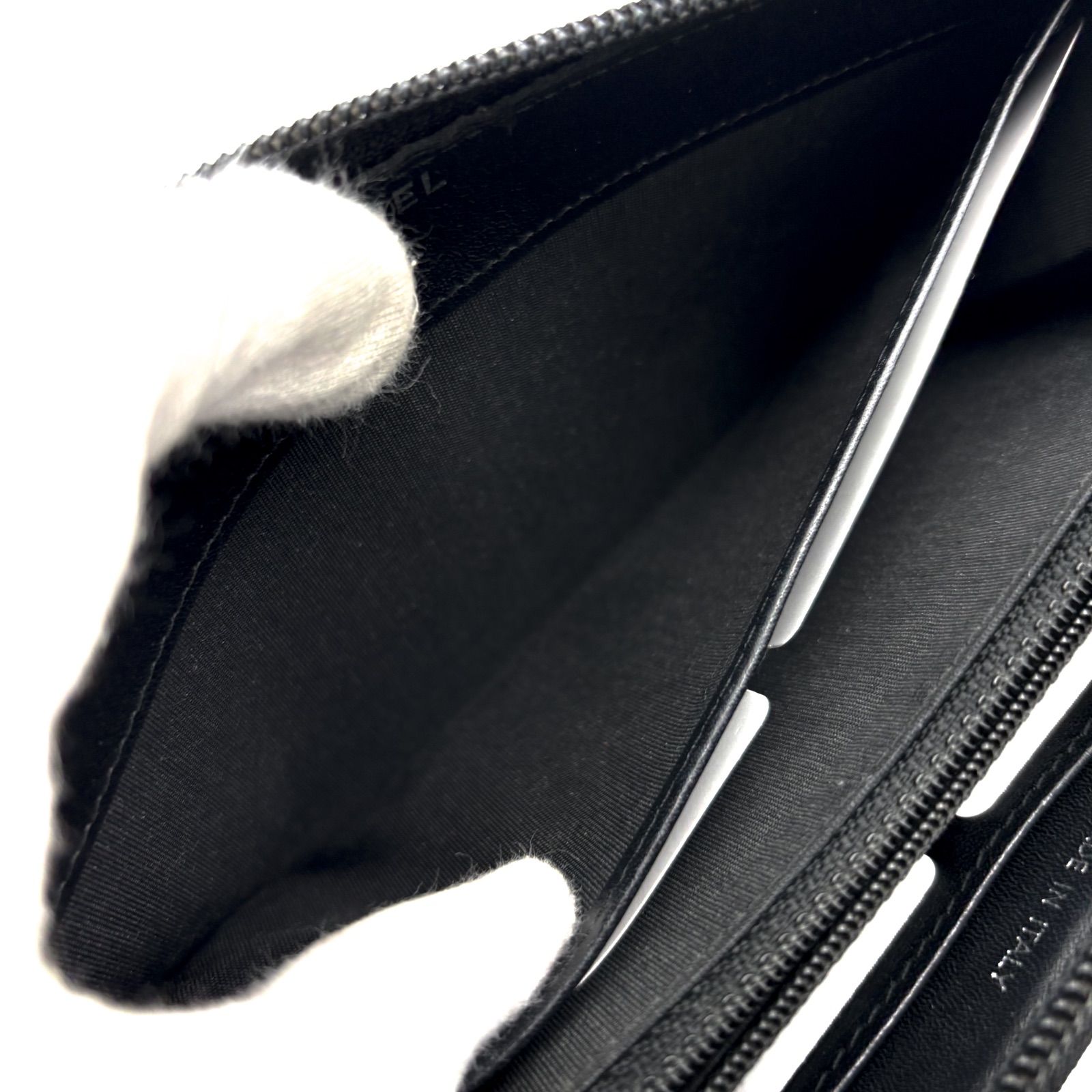 【極美品✨新型】シャネル 長財布 ココステッチ キャビア ラウンドジップ 極美品 新型】シャネル CHANEL 長財布 ココステッチ キャビアスキン