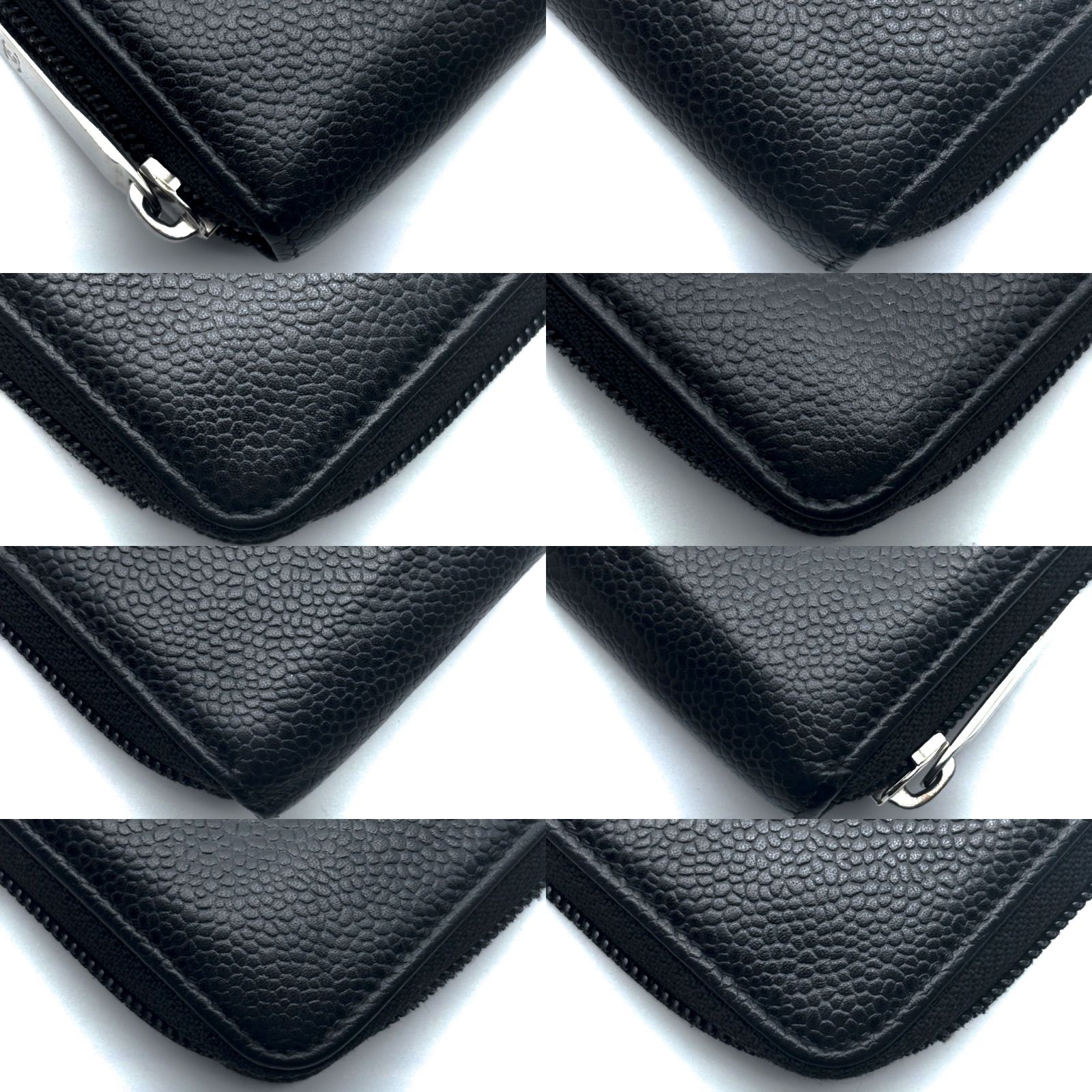 極美品✨新型】シャネル CHANEL 長財布 ココステッチ キャビアスキン