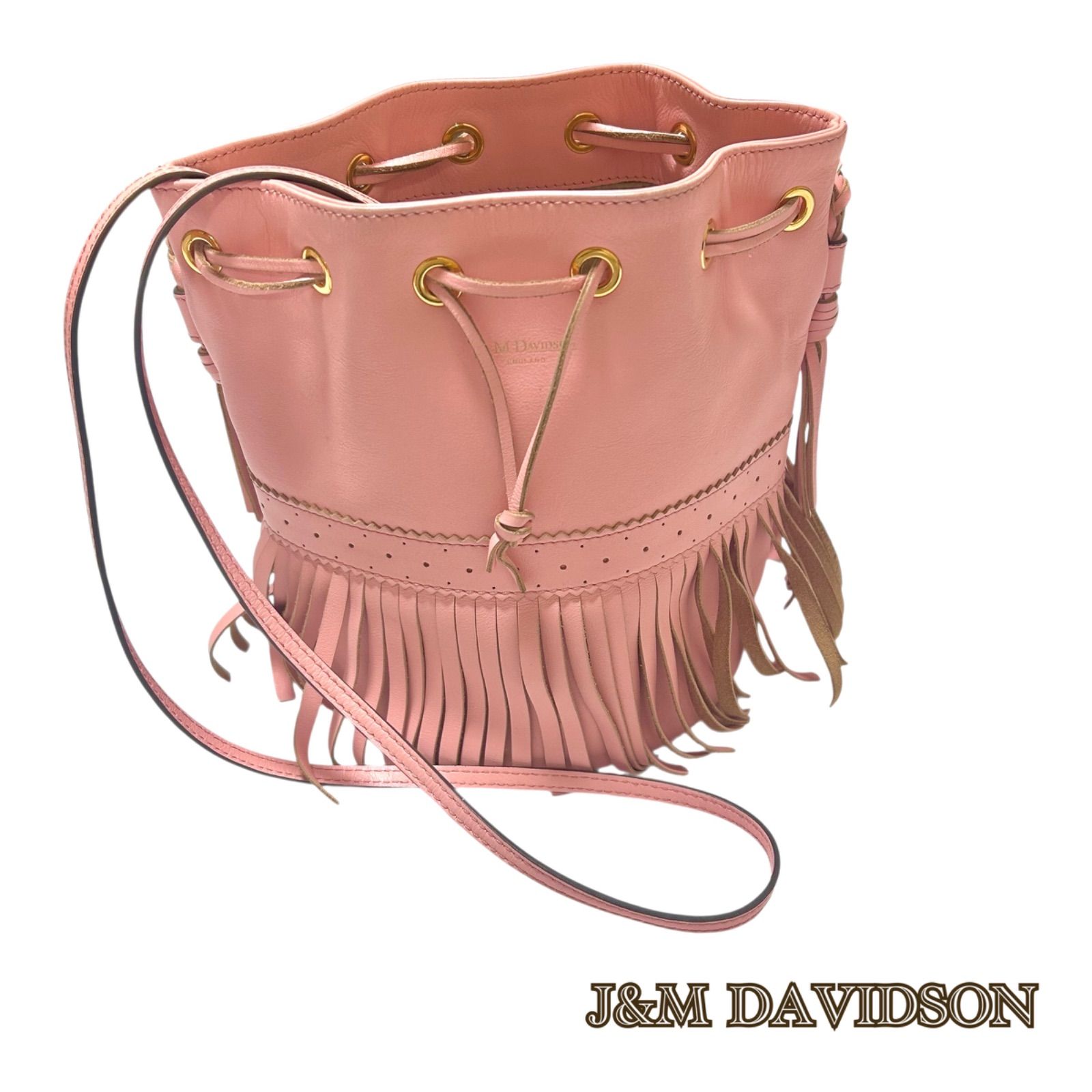 J&M DAVIDSON カーニバル フリンジ ショルダー 2way 巾着 J&M Davidson（J＆Mデヴィッドソン） フリンジ カーニバル MEDIUM